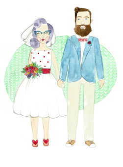 Featured Product: Custom portraits by OH Babybird